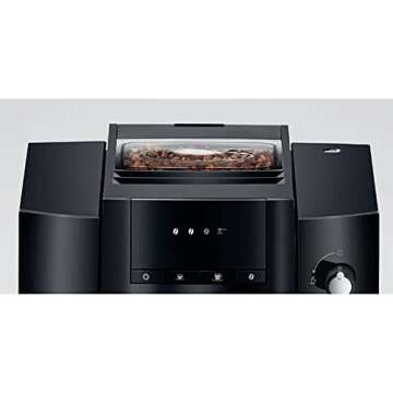 Jura E4 Piano Black Automatic Coffee Machine for Barista-Quality Brews