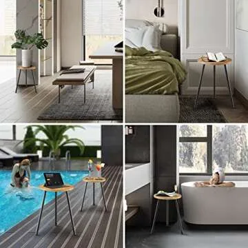 KINNARY Mid Century Indoor Plant Stand - Stylish & Functional