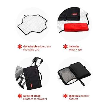 Skip Hop Portable Baby Changing Pad for Effortless Changes