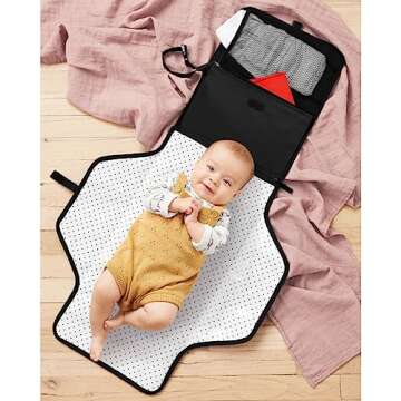 Skip Hop Portable Baby Changing Pad for Effortless Changes