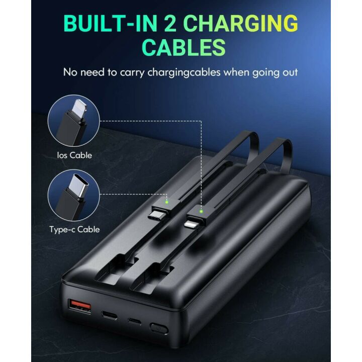 High-Capacity Power Bank with Fast Charging Features