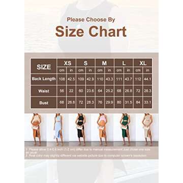 ANGGREK Women's Summer Sleeveless Cut Out Midi Bodycon Dresses Crew Neck Side Slit Ribbed Knit Dress(X-Small,1-Black)