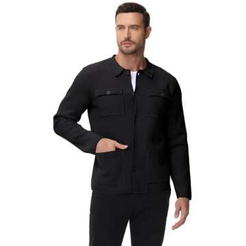 Atforna Men's Cardigan Sweater for Style and Comfort