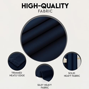 Utopia Bedding Blackout Curtains - Thermal, Stylish Design, 2 Panels
