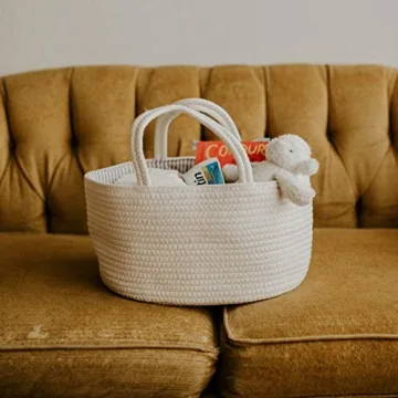 Parker Baby Rope Diaper Caddy for Stylish Storage Solutions