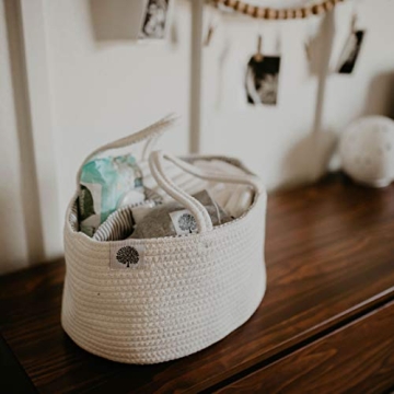 Parker Baby Rope Diaper Caddy for Stylish Storage Solutions