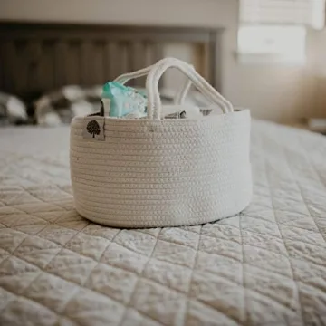Parker Baby Rope Diaper Caddy for Stylish Storage Solutions