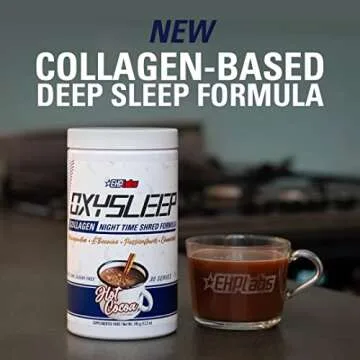 EHP Labs OxySleep Collagen Peptides for Deep Sleep & Shredding