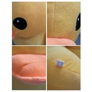 Bansusu 50CM Plush Yellow Duck Soft Stuffed Animal Toy Sofa Decoration for Kids Birthday