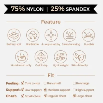 Aoxjox Women's Workout Sports Bras for Active Lifestyle