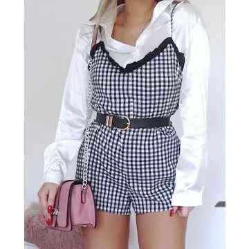 HOTOUCH Silk White Button Up Shirt for Women Work Attire