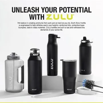 Durable ZULU Torque Kids Water Bottles - Great for School