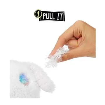 Fluffie Stuffiez Dog Small Collectible Feature Plush, Surprise Reveal Unboxing with Huggable ASMR Fidget DIY Fur Pulling, Ultra Soft Fluff