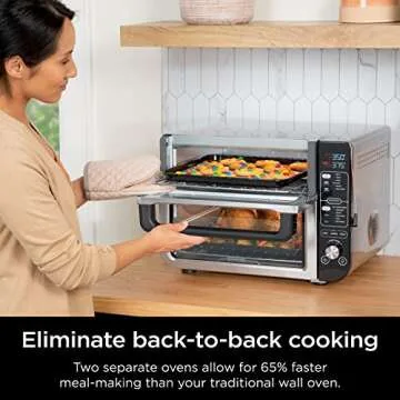 Ninja 12-in-1 Double Oven with FlexDoor & Smart Features