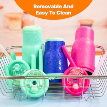 VINUR Kids Insulated Tumbler 17 oz with Straw and Lid