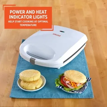 IMUSA USA 4 Slot Arepa Maker with Nonstick Surface