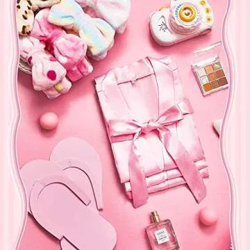 Xuhal 36 Pcs Spa Party Supplies: Robes & Accessories