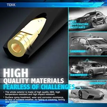 TEKK Short Antenna Compatible with Ford Bronco 2021-2025 / Designed for Optimized FM/AM Reception / 4.8 Inches