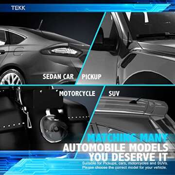 TEKK Short Antenna Compatible with Ford Bronco 2021-2025 / Designed for Optimized FM/AM Reception / 4.8 Inches