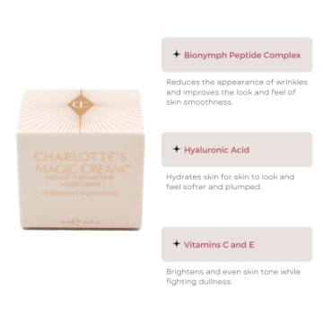 Charlotte Tilbury Magic Cream - 0.5oz Hydrating Moisturizer
