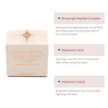 Charlotte Tilbury Magic Cream - 0.5oz Hydrating Moisturizer