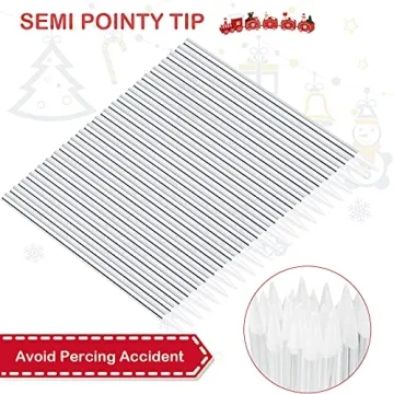 Elegant 72PCS Candy Apple Sticks with Bows and Bags