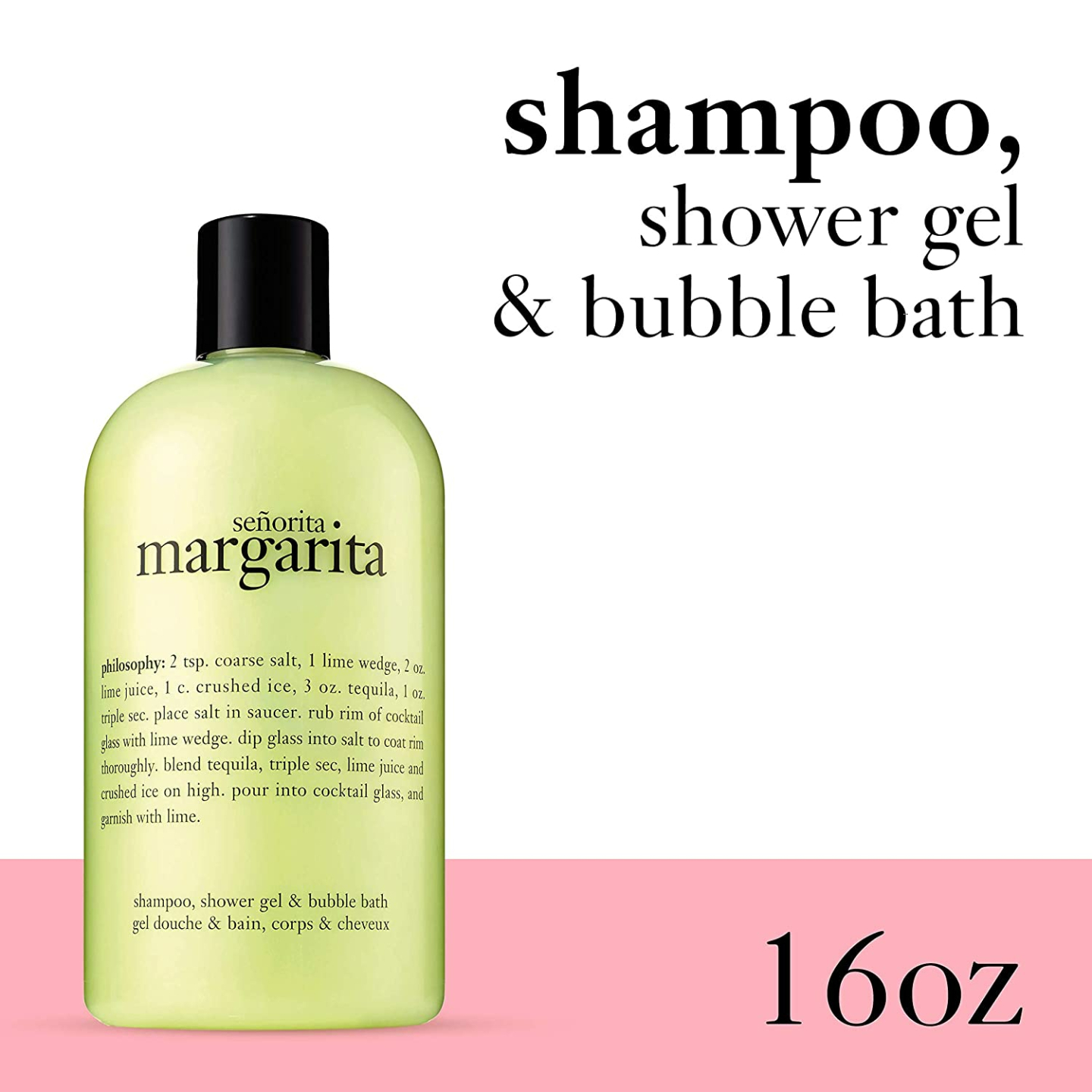 Philosophy 16 oz Shampoo, Shower Gel & Bubble Bath