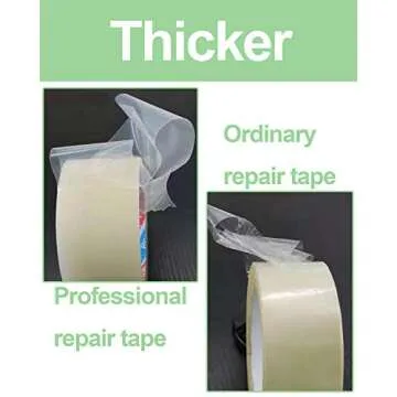 vensovo Greenhouse Covering Plastic Repair Tape - Heavy Duty 6″x108′ Garden Green House Sheeting, Plastic Polyethylene Film Repair Tape
