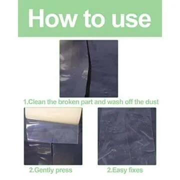 vensovo Greenhouse Covering Plastic Repair Tape - Heavy Duty 6″x108′ Garden Green House Sheeting, Plastic Polyethylene Film Repair Tape