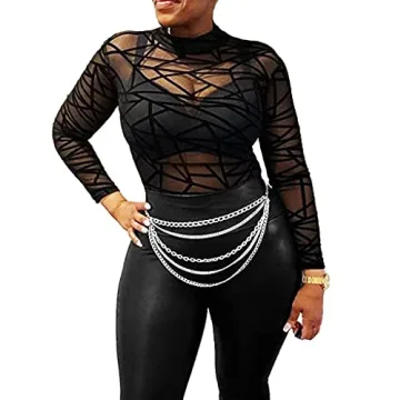 Stylish Women's Multi Link Chain Waist Chain Belt