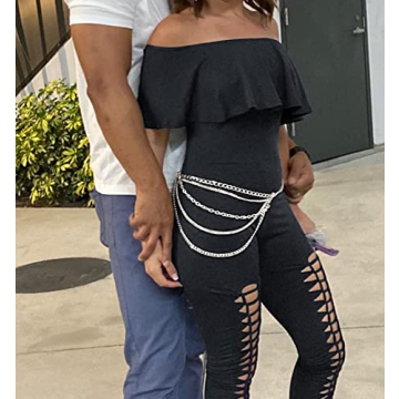 Stylish Women's Multi Link Chain Waist Chain Belt