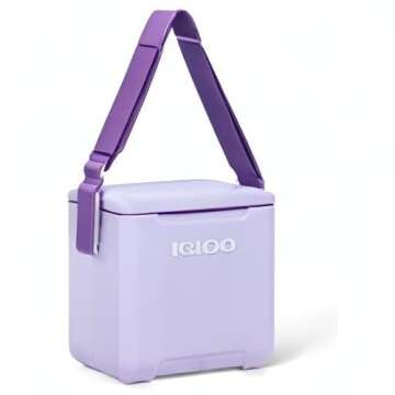 Igloo Tagalong Cooler 11 QT Lilac Color for Outdoors