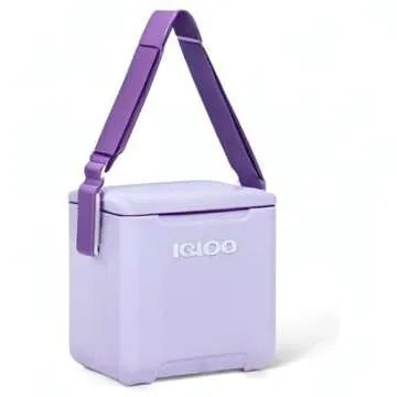 Igloo Tagalong Cooler 11 QT Lilac Color for Outdoors