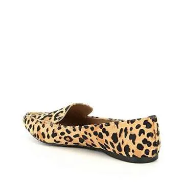 Steve Madden Women's Stylish Feather Loafer Flat Shoes
