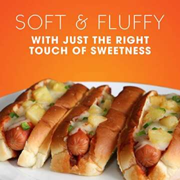 King's Hawaiian Sweet Hot Dog Buns - 12 Pack of 8 Count
