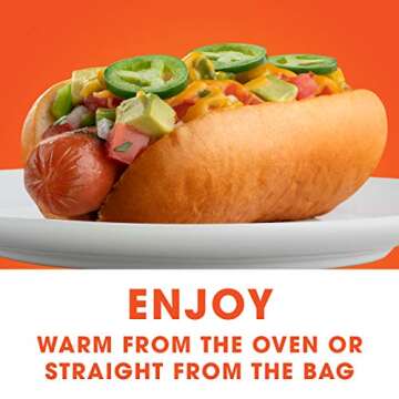 King's Hawaiian Sweet Hot Dog Buns - 12 Pack of 8 Count