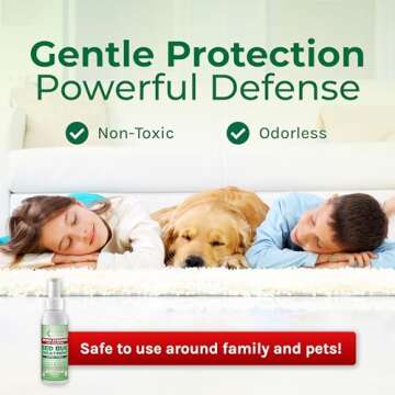 Hygea Natural Extra Strength Bed Bug & Mite Natural Travel Spray,TSA Approved Size, Child & Pet-Friendly, Stain & Odor Free, for Hotel, Suitcase, Backpack, Shoes, 66% Stronger Natural Formula(3oz)