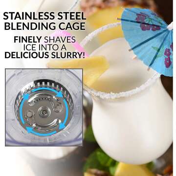 Nostalgia Margarita Maker - 1 Gallon Capacity, Easy Clean