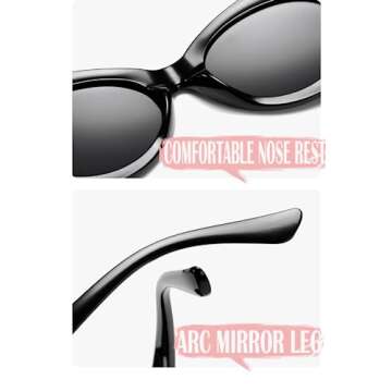 Bold Oval Round Sunglasses Inspired by Kurt Cobain Fashion