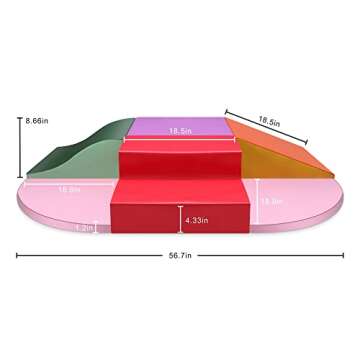 Soft Climb and Crawl Play Set for Toddlers and Kids
