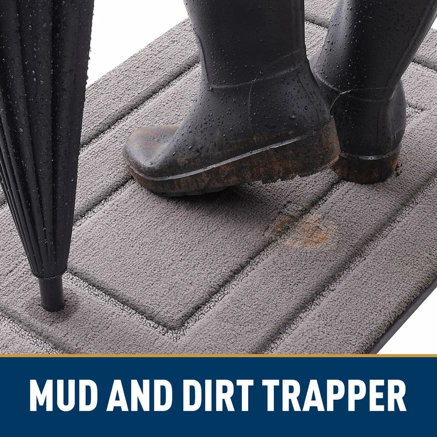 Smiry Dog Mat - Absorbs Moisture & Dirt, 30x20