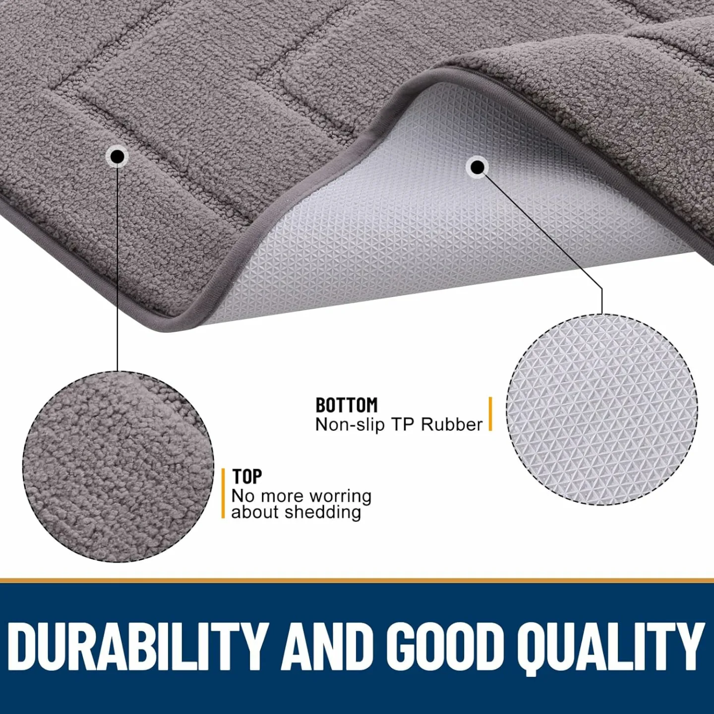 Smiry Dog Mat - Absorbs Moisture & Dirt, 30x20
