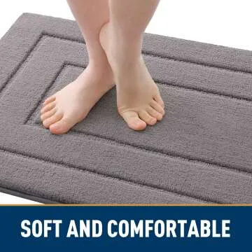 Smiry Dog Mat - Absorbs Moisture & Dirt, 30x20