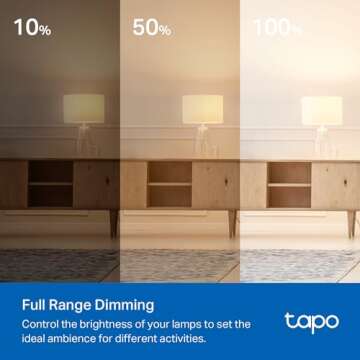 TP-Link Tapo Smart Dimmer Plug - Matter Compatible & Dual Outlets