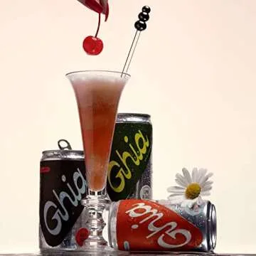 Ghia Non-Alcoholic Variety Le Spritz, 8 Fl Oz (4-Pack) | Mocktail & Cocktail Mixer, Zero Proof Sparkling Apéritif with Soothing Herbal Extracts | No Added Sugar, No Artificial Flavors, Caffeine-Free