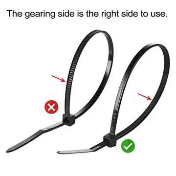 XHF Self Adhesive Cable Zip Tie Mounts Set - 200 pcs