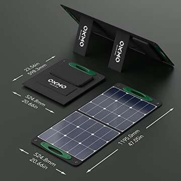 OKMO OS100 Portable Solar Panel for Outdoor Power