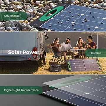 OKMO OS100 Portable Solar Panel for Outdoor Power