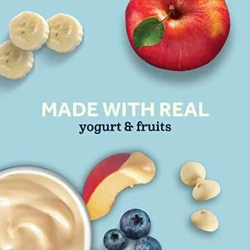 Gerber Yogurt Melts Freeze-Dried Yogurt Snacks, Strawberry/Mixed Berries, 1 oz. Pouch (Pack of 8)