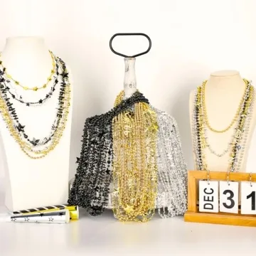 50PCS New Years Eve Necklace Party Supplies 2025